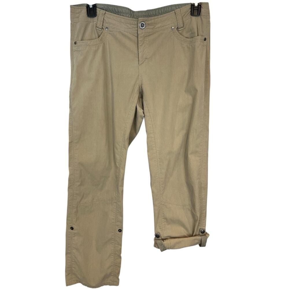 Kuhl Splash Metro Roll Up Convertible Outdoor Khaki Pants - 14 Short